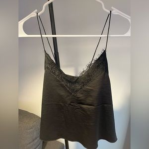Tank top Black with lace size S